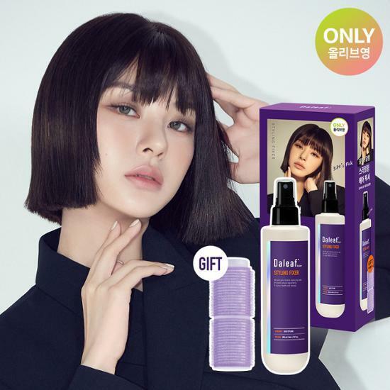 [노제Pick] 달리프글램 스타일링 픽서 (본품200ml+헤어롤 2개 증정)(탈모증상완화)