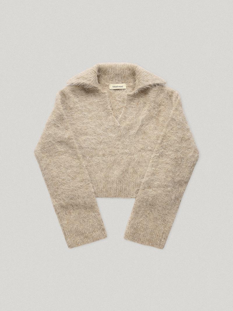 Morello Collar Knit Beige