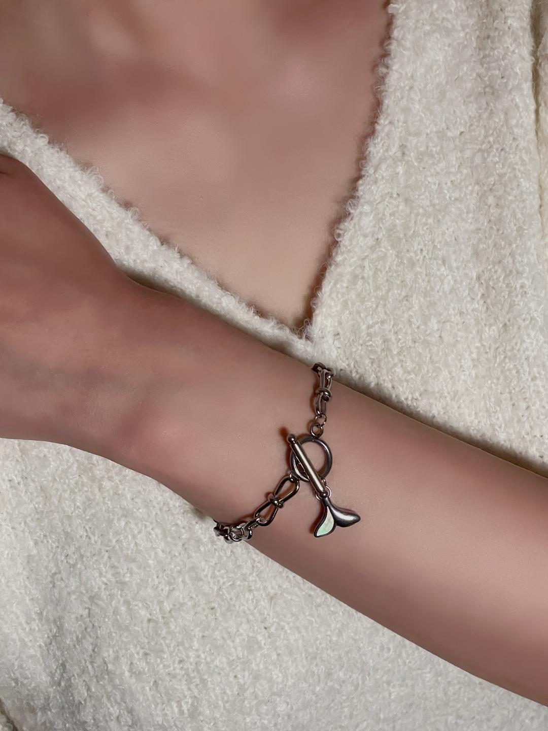 Dolphin tail bracelet