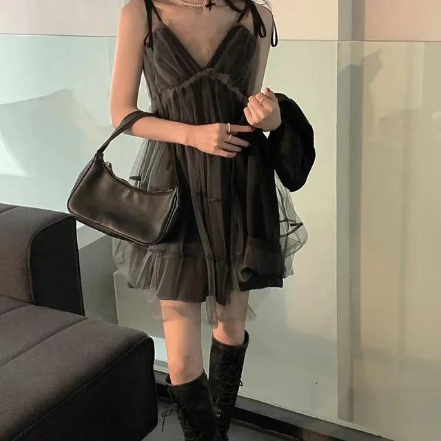 도도 엘프시스루 미니원피스