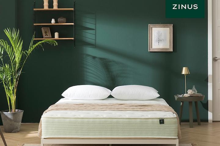 그린티 하이브리드 스프링 침대 매트리스 25cm (SS/Q)