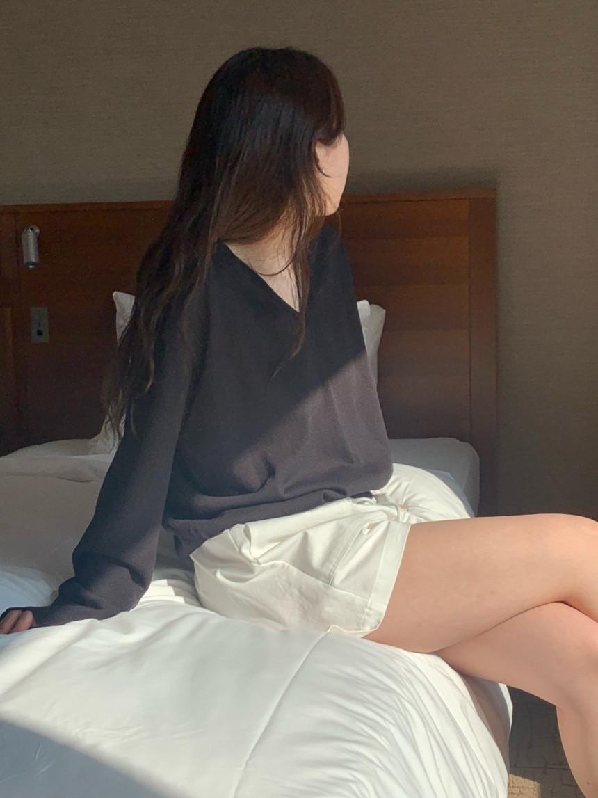 런던플랏 플라넬 파인홀가먼트니트 여름긴팔니트 린넨니트