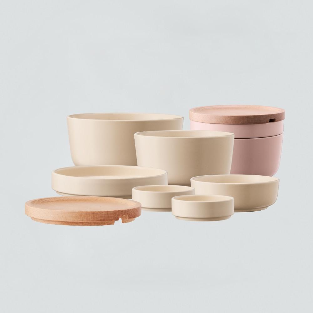 모도리 테라파인 깔끔식기 2인세트 (3color)