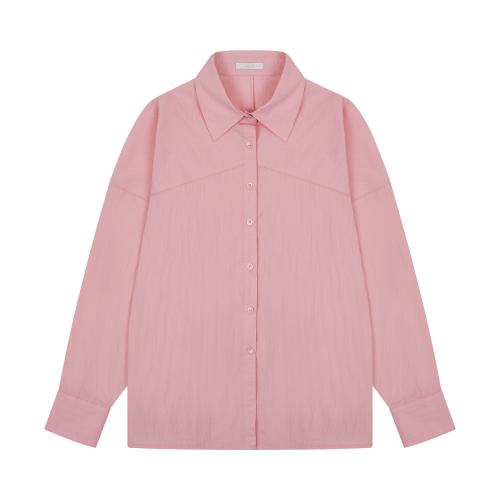 Cooling Wrinkle Free Shirt_Cherry Pink