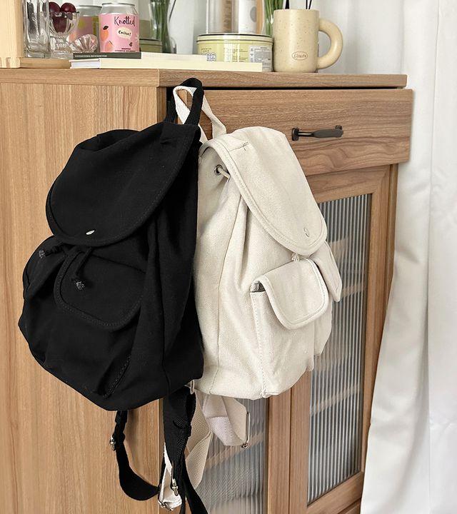 디토 코튼 캔버스 미니 복조리 백팩_친구옷장