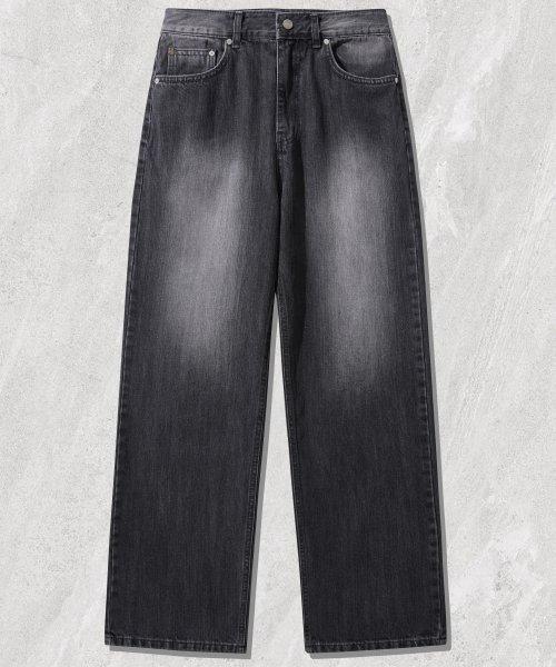 스크레치 데님팬츠 그레이 KMLP6686