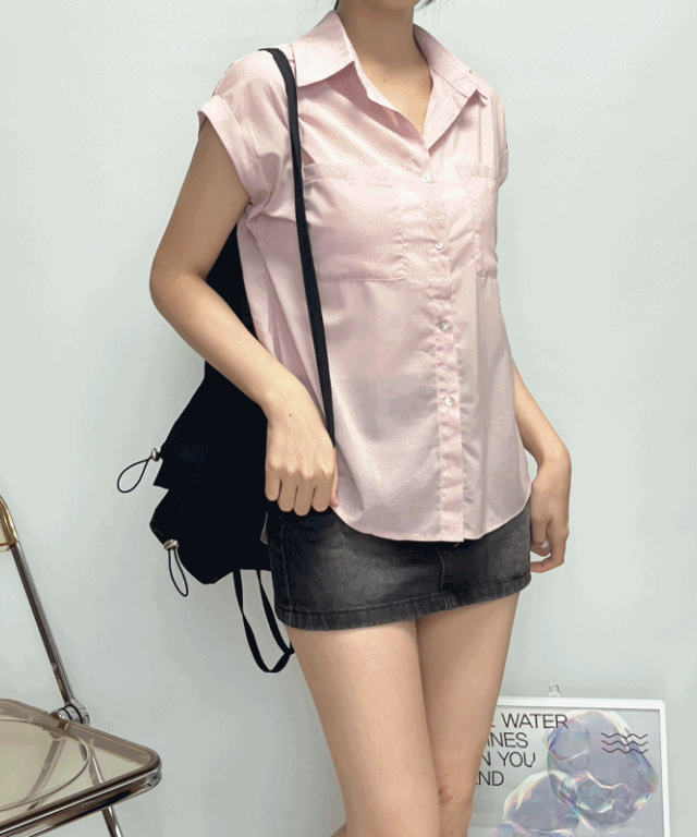 [무료배송♡/롤업셔츠] 소장가치100% 롤업 반팔 여름 셔츠 블라우스 여행룩 데일리 꾸안꾸 휴가룩 휴양지