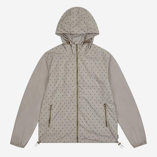 S CLEF DOT WINDBREAKER (BEIGE)