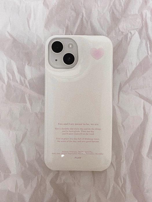 Pink heart Soap phone case