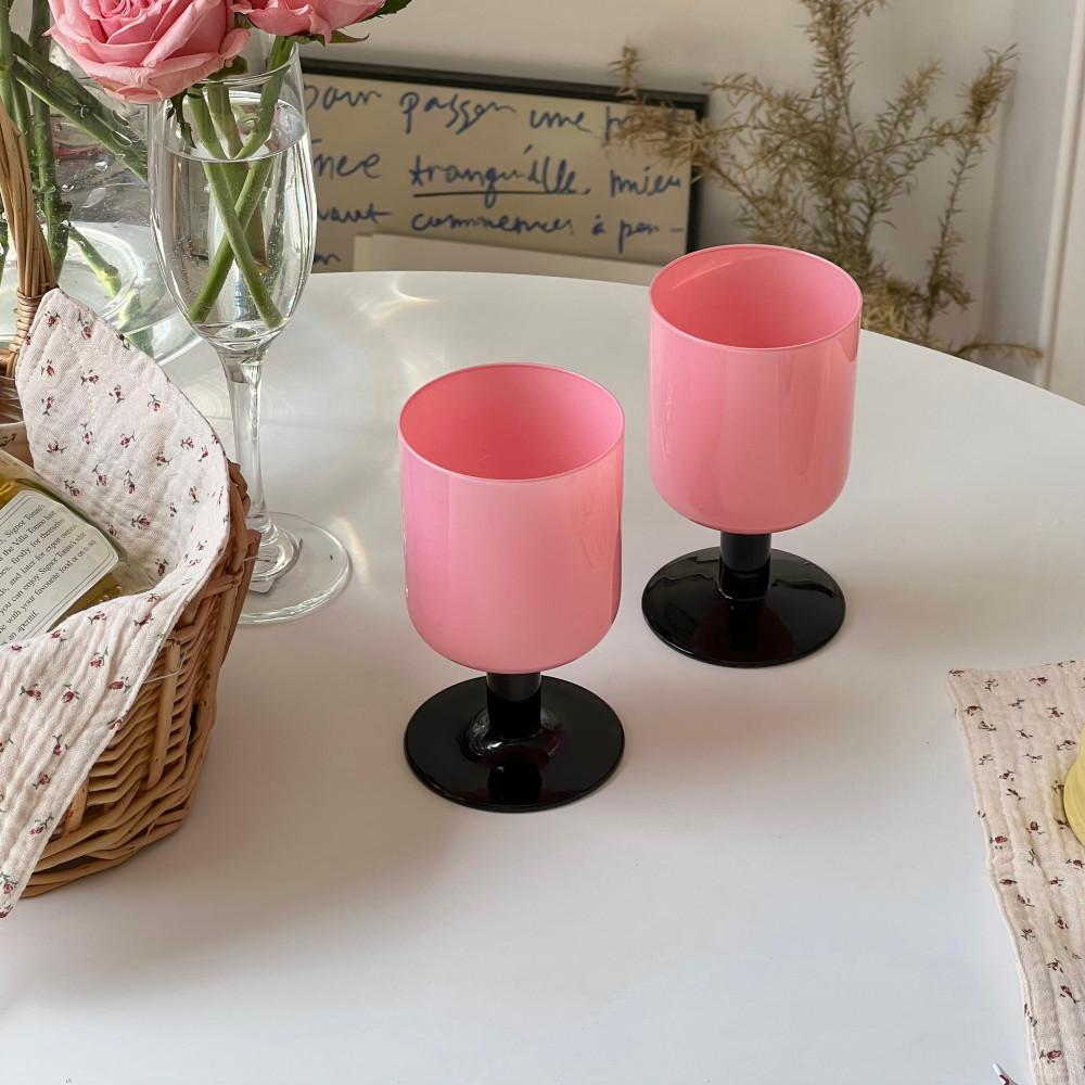 프롬핑퐁  Blackpink wine glass 컬러 와인글라스