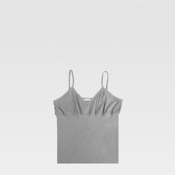 Ribbed Camisole (melange grey)