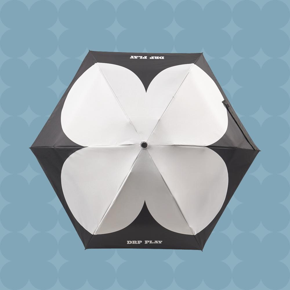 플레이 5단 우산 LUCKY CLOVER WHITE