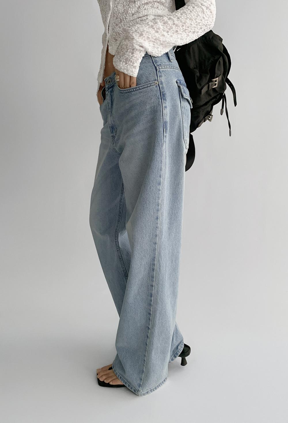 45번가 펠포켓와이드데님