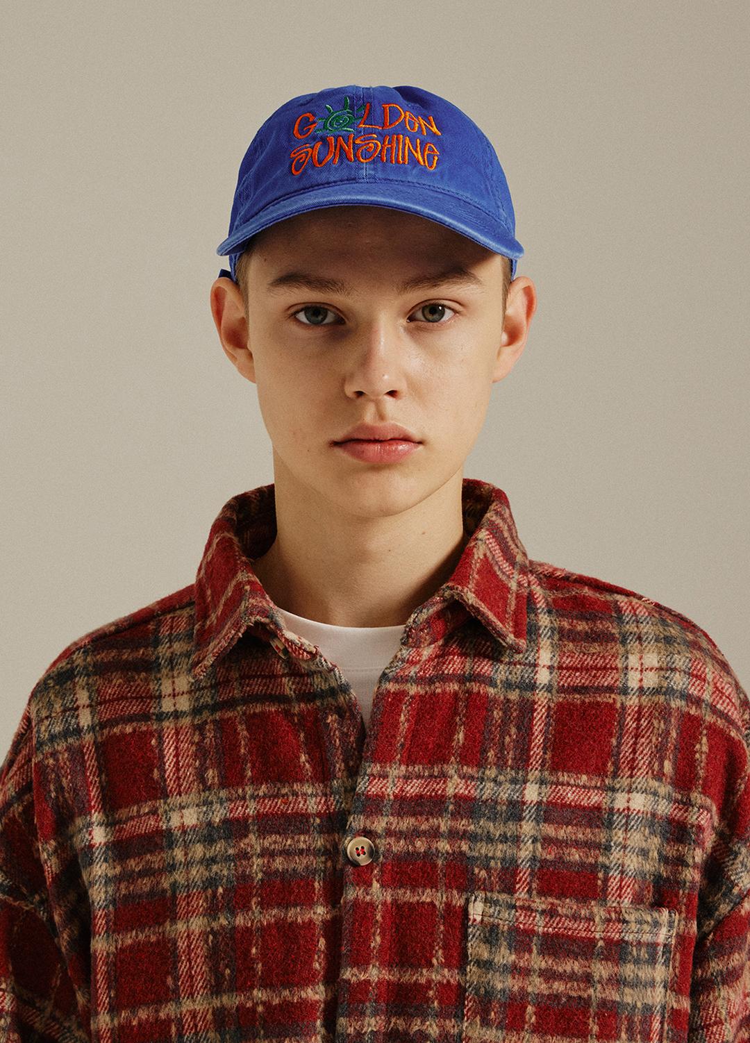 Washed Logo Ball Cap Blue