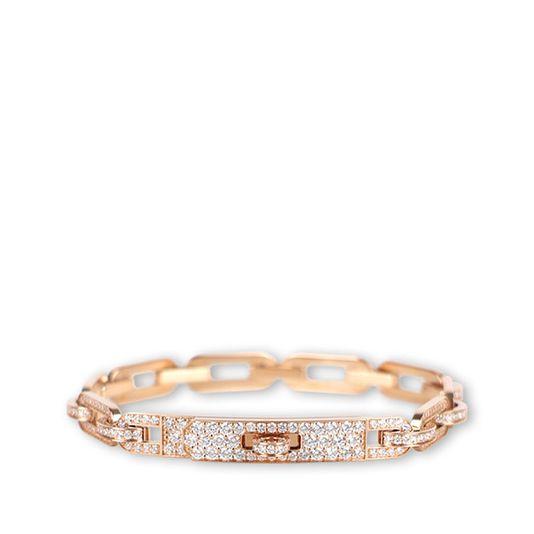 에르메스 켈리 풀다이아 체인 브레이슬릿 스몰 H218459B