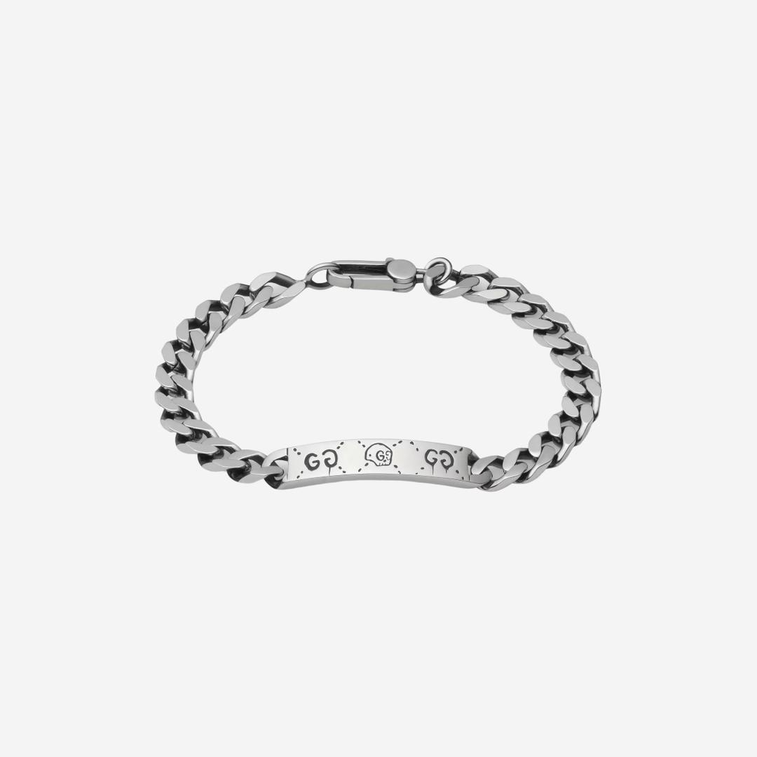 Gucci Ghost Chain Bracelet Silver