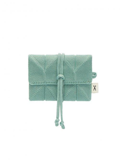 Lucky Pleats Knit Card Wallet (ALL)