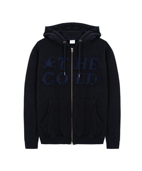 TCM the cold hooded zip-up (black)