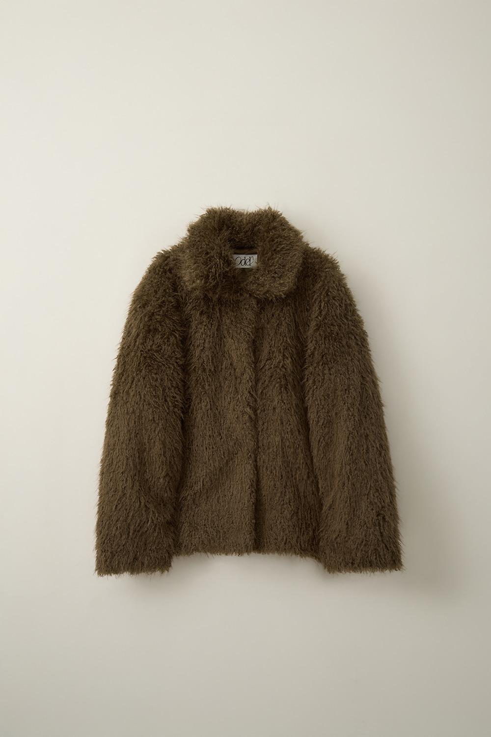 [SECRET DEAL]_컬리 이너플리스 퍼 자켓-매트브라운