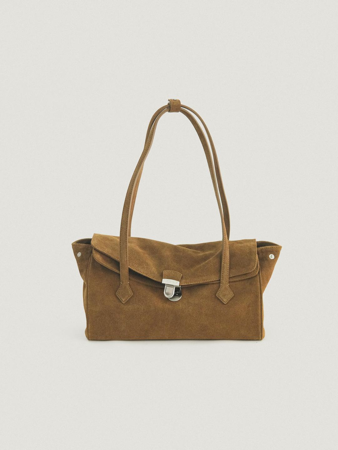 REVE BAG (Suede Ver) - CAMEL BROWN