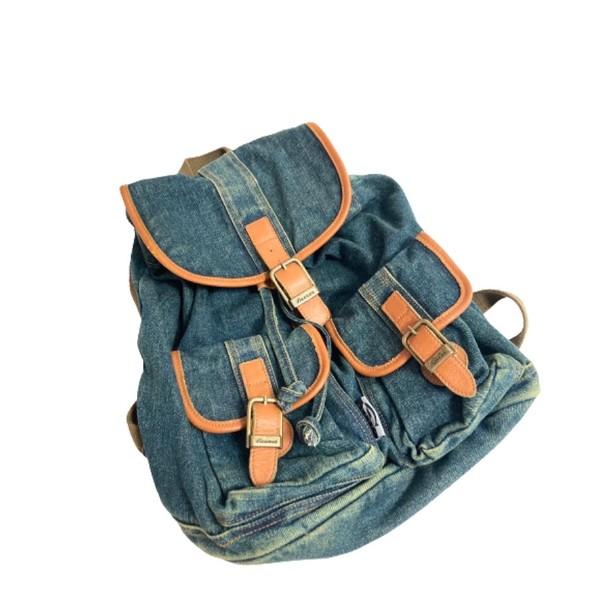 Denim backpack