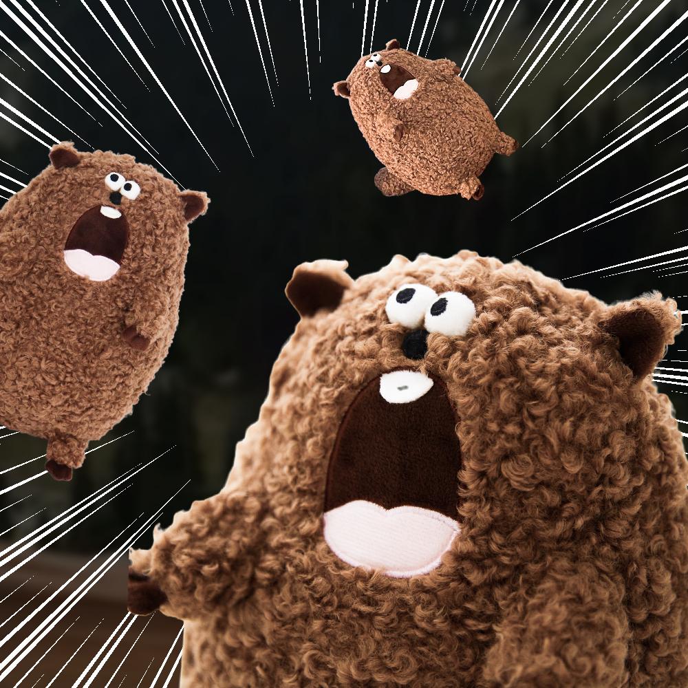 소리지르는 비버 인형 (32cm) 애착 반려 생일