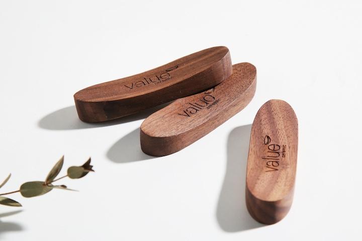 벨류세라믹 디니스 월넛 우드 (한식수저받침)