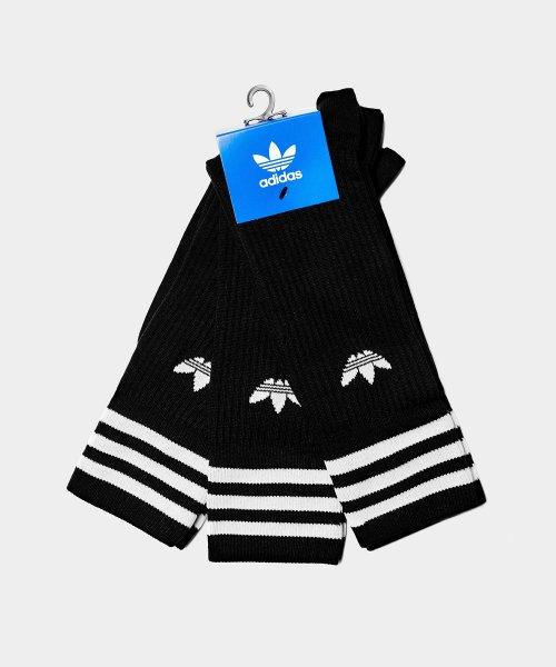 솔리드 크루 삭스 3P - 블랙:화이트 / S21490