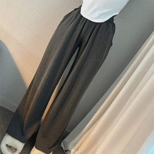 부분❤️당일배송❤️(1+1할인)찰랑 하이웨스트 와이드 롱팬츠