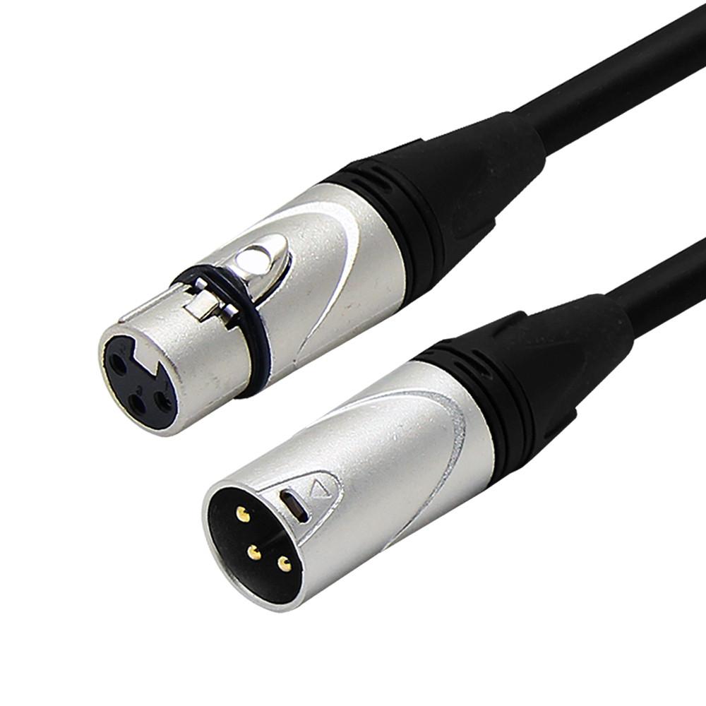 국산 XLR 캐논 케이블 마이크 스피커 선 음향 밸런스 잭 연장 연결선 3m외