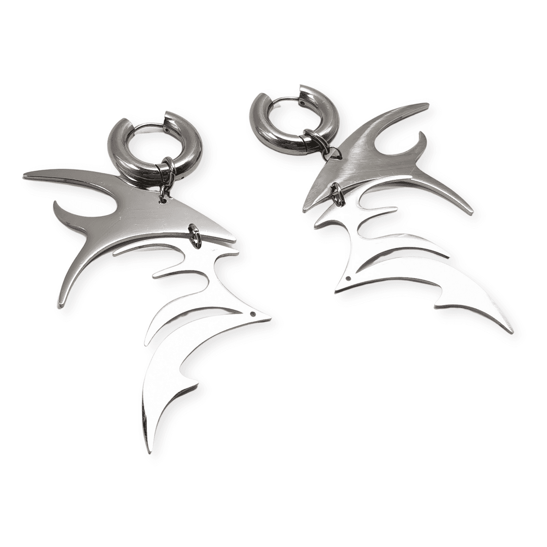 Fervooor FEV Butterfly earrings - chunky ear loops