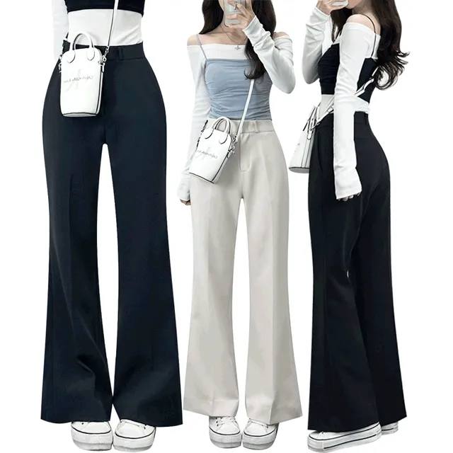 *쫀쫀부츠컷*숏,롱/S~XL* YKK 히든버클+히든밴딩 와이드 부츠컷 슬랙스 3COL