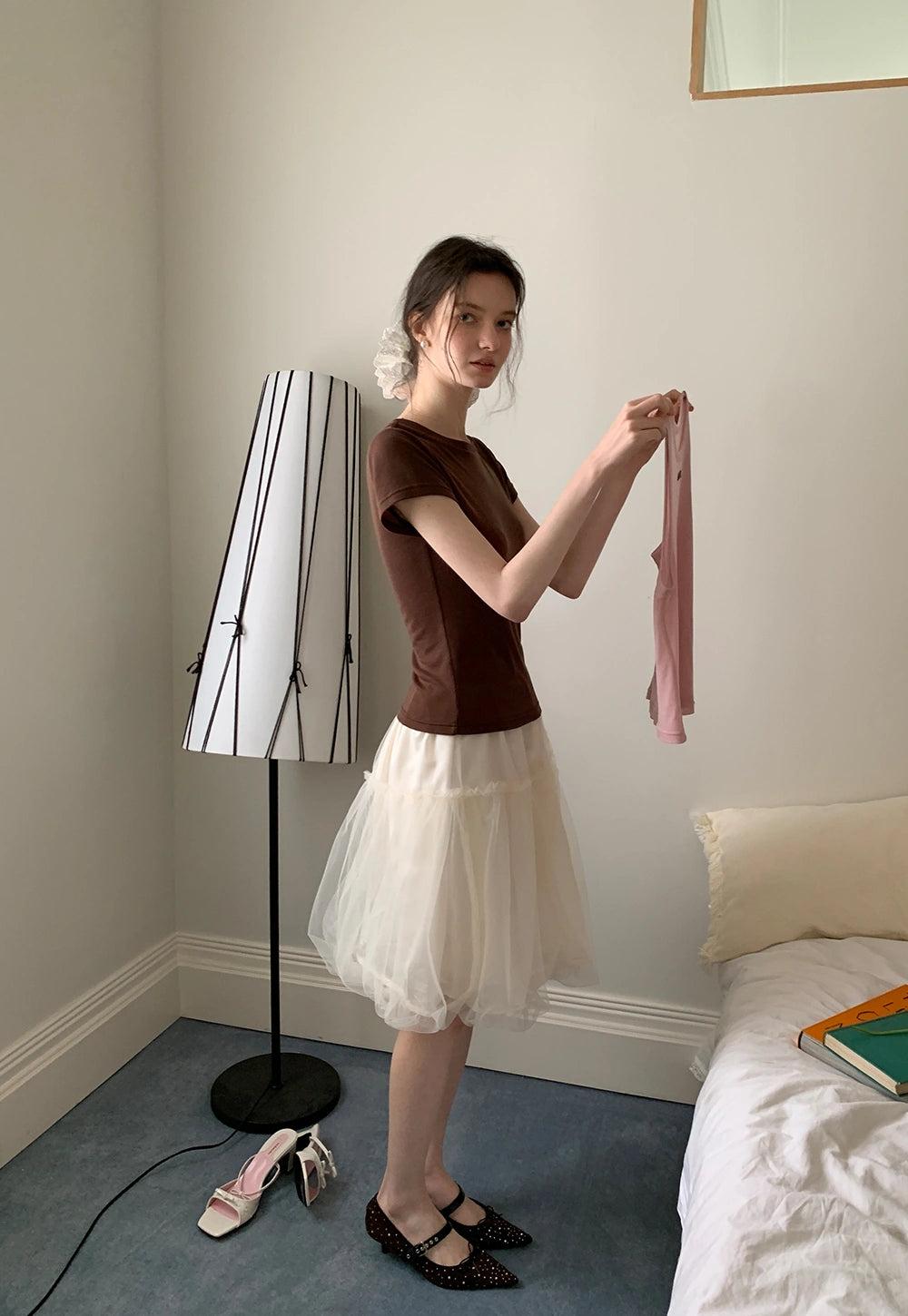 Women's Layered Tulle Skirt