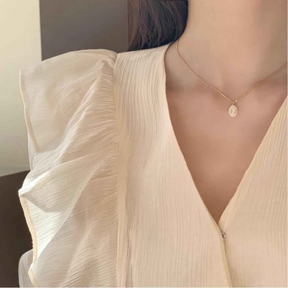 유어 로맨틱 호마이카 아이보리 목걸이