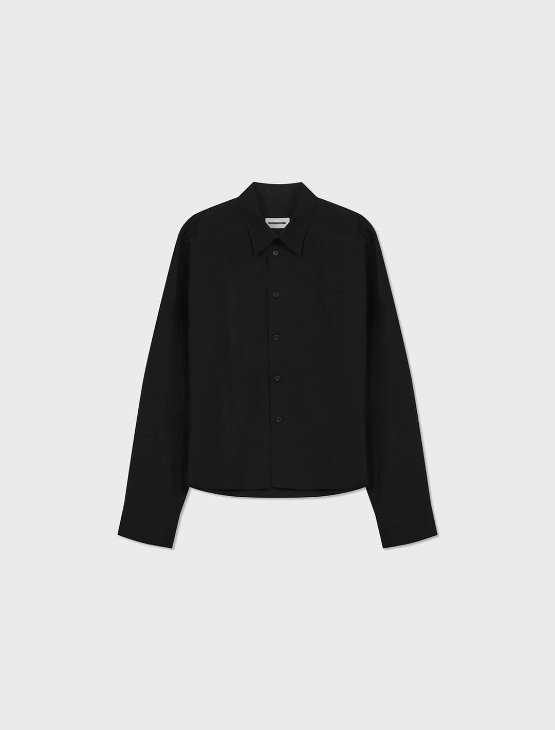 구민성 koominsung cropped shirts black s | 후루츠패밀리