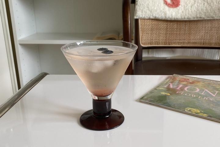 빈티지 브라운 칵테일 잔 연말 홈파티