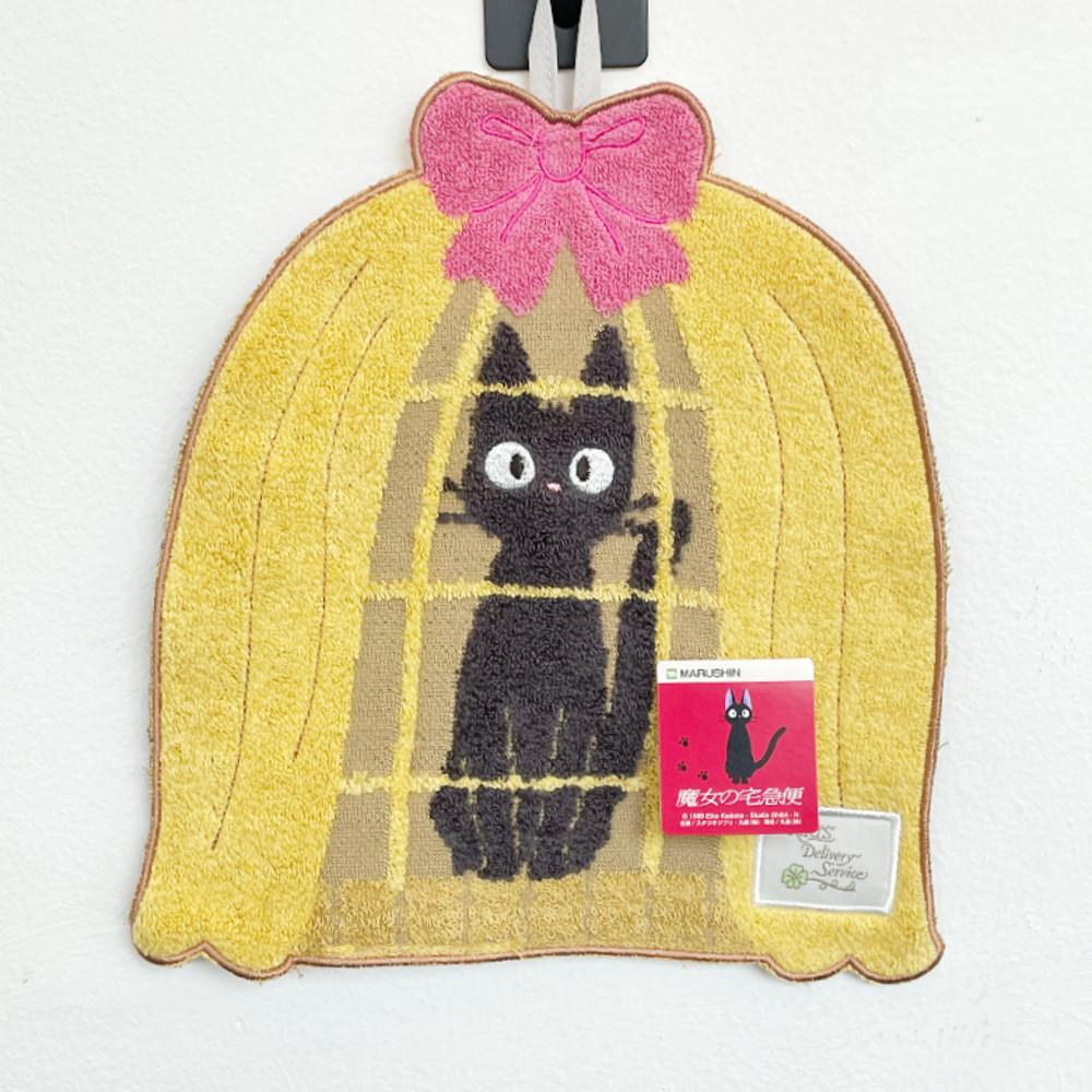 지브리 마녀배달부 지지 새장 고리수건 핸드타월 손수건