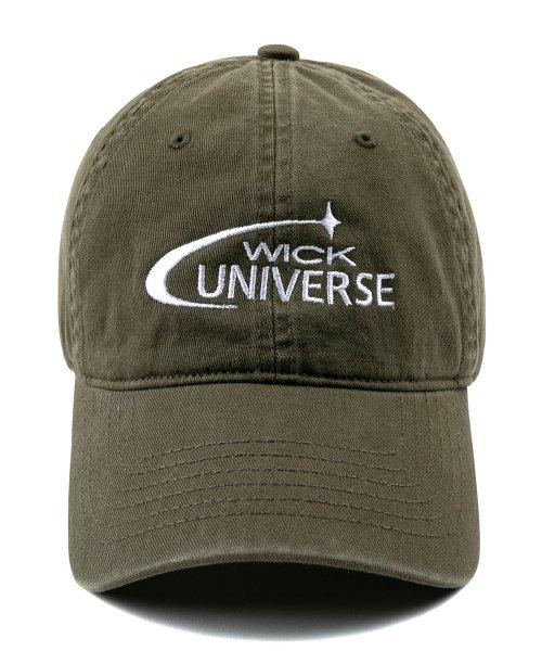 WICK UNIVERSE 워싱 볼캡-카키