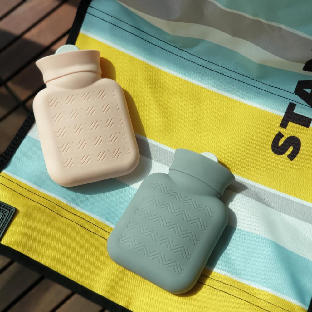 실리콘 손난로 보온물주머니(커버 포함), 전자레인지 사용 가능