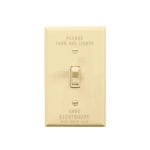 P.F.S. toggle switch plate_1구 ivory