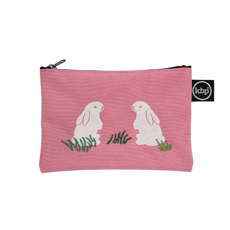 Summer Field & Little Bunnies Embroidery Pouch 썸머 필드 & 리틀 버니즈 자수 파우치