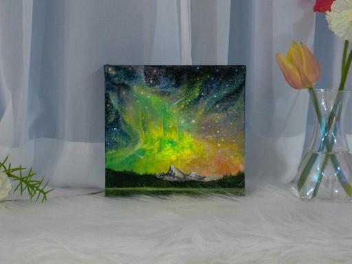 오로라 LED 그림 무드등