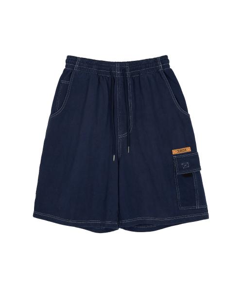 Stitch Cargo Burmuda Shorts - Navy