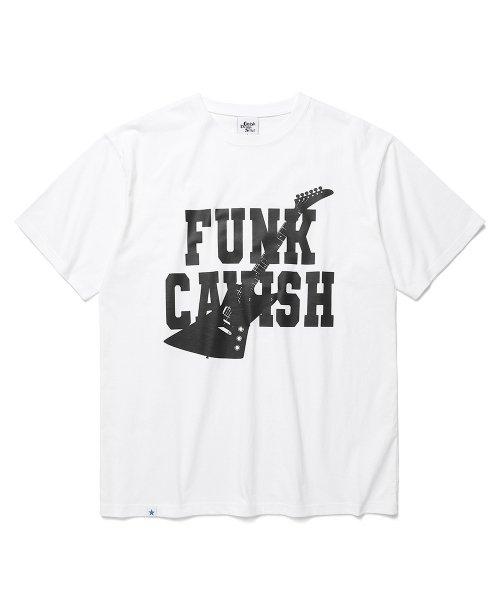 GUITAR SS TEE WHITE(CV2DMUT503A)