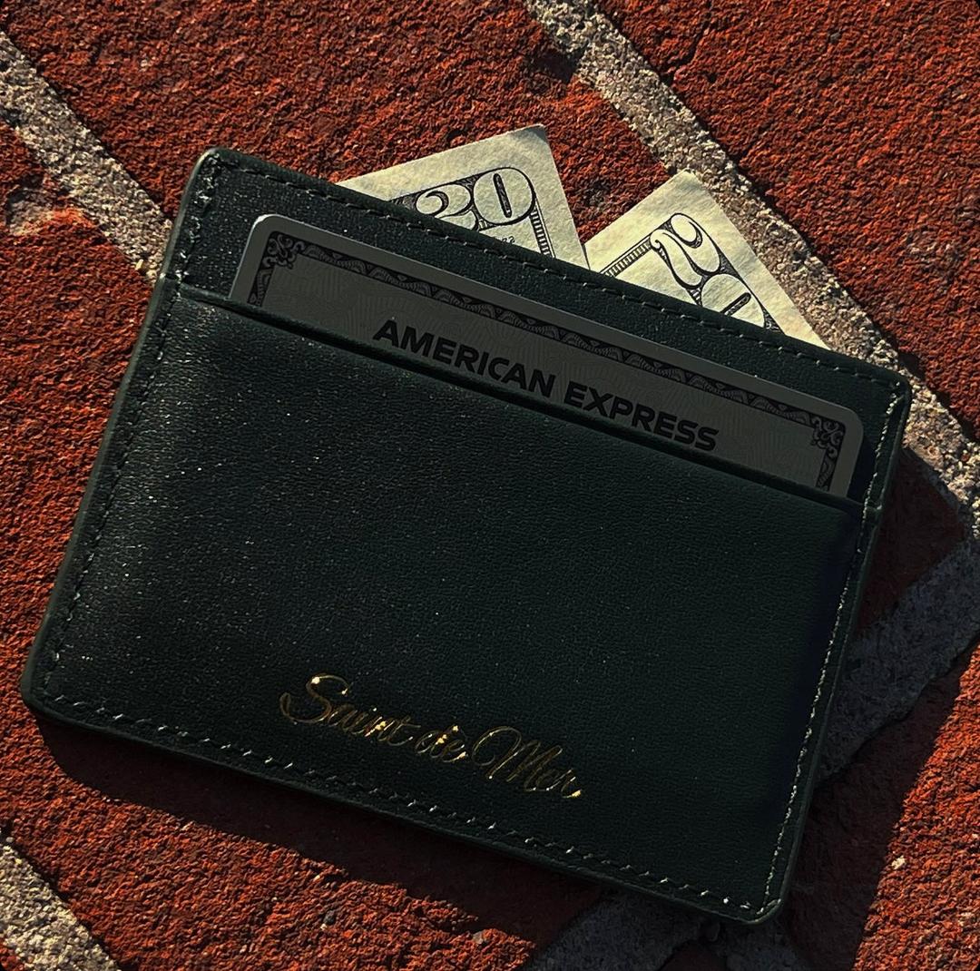 Lost Birds Card Holder – Emerald Green