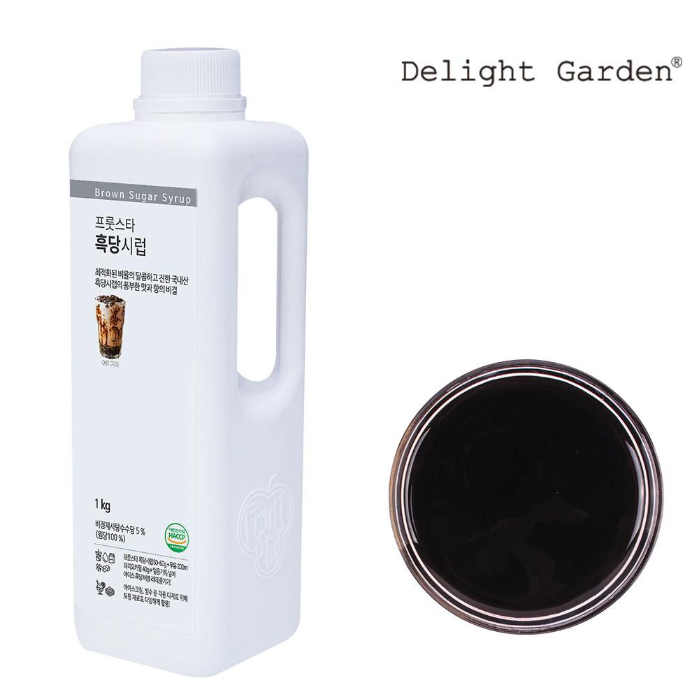 딜라잇가든 흑당 시럽 1kg (브라운슈가시럽)