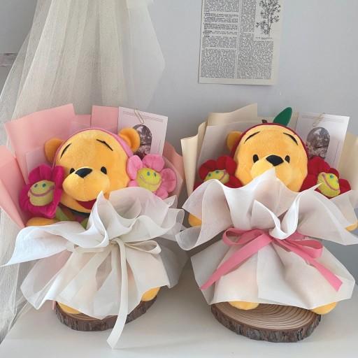곰돌이푸 인형꽃다발 어린이날 학예회 생일 졸업선물