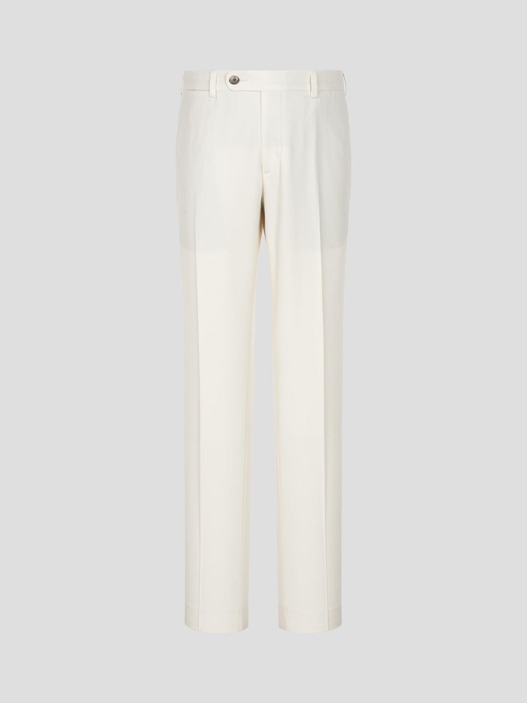 [이번주 신상] Canonico 120수 울 플란넬 Soho 팬츠 - Off White