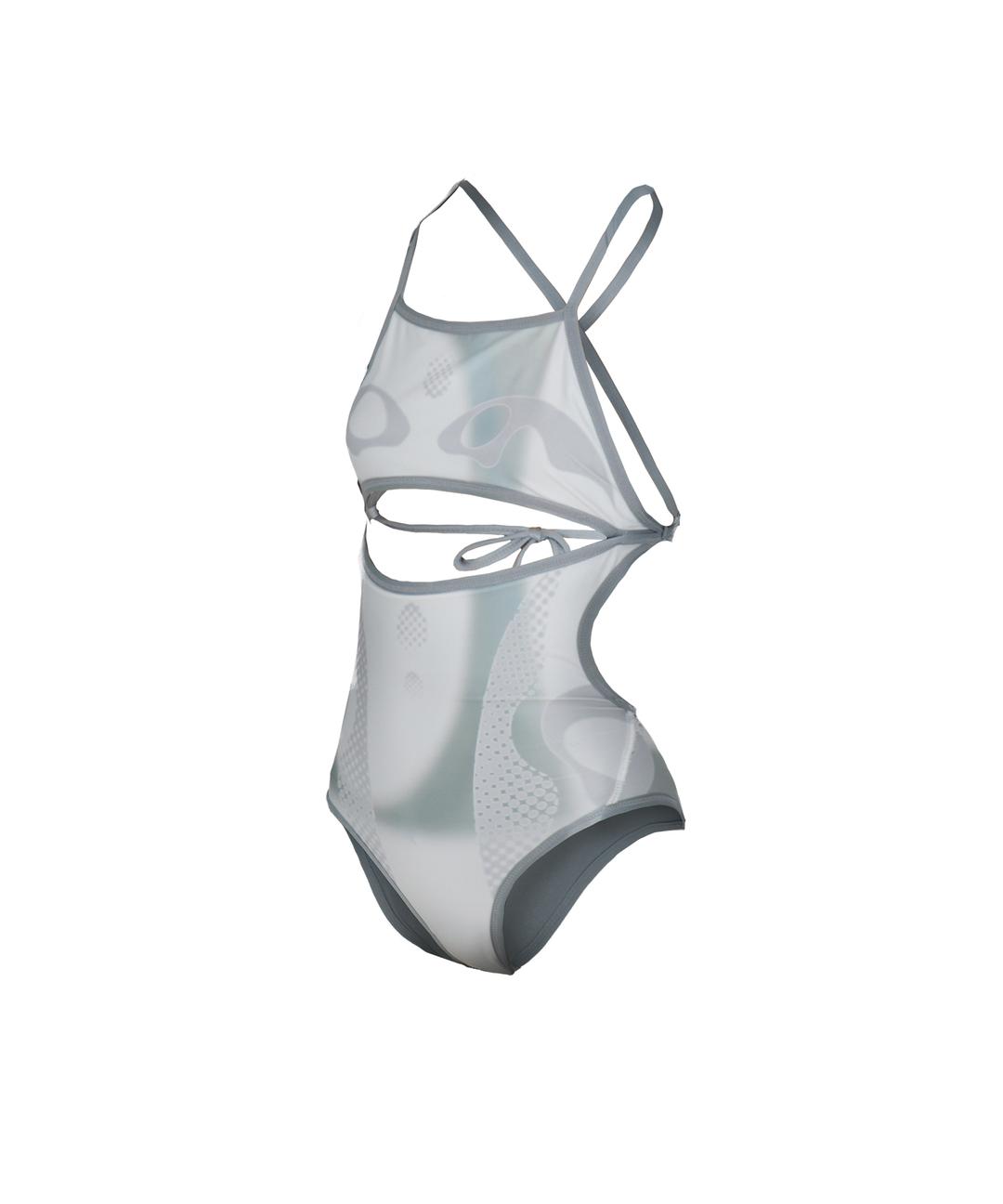 Reversible Underboob Swimsuit / Grey