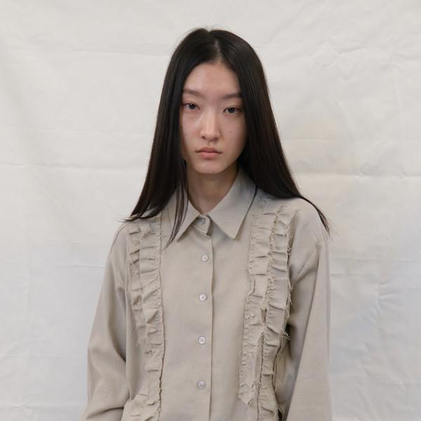 Dusty Frill Shirt (Gray)